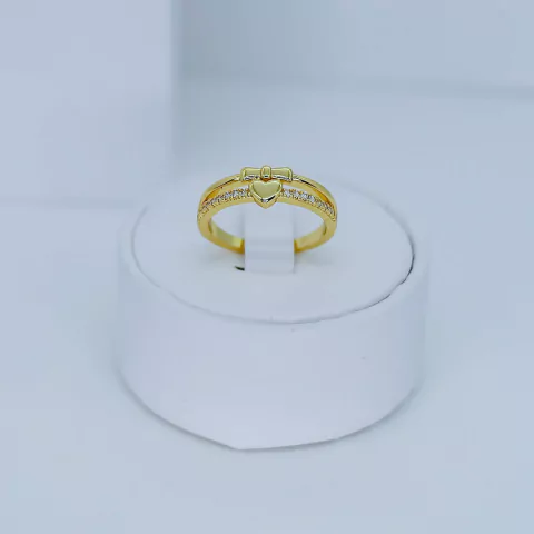 Anel Coração e Laço - 8279