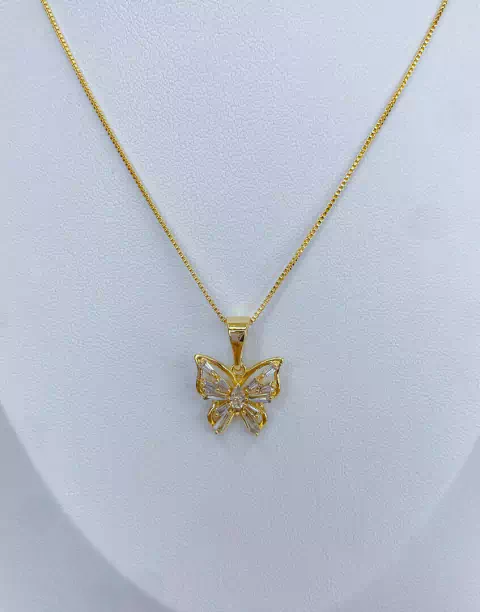 Gargantilha Borboleta - 22901 - comprar online