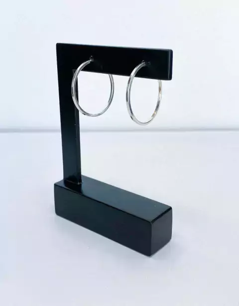 Argola redonda P - Prata (20563)