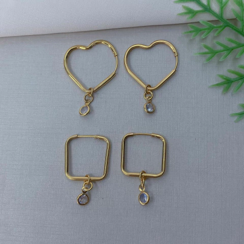 Argolas com Pingentes - 5249/2096