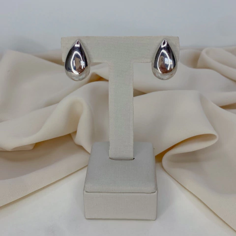 Brinco Gora Ródio Branco - 32609