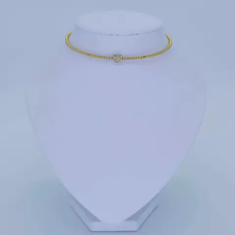 Aro bolinha com pingente coração - 7460