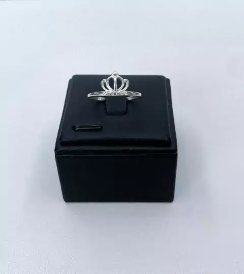 Anel Coroa - Prata 925 (102)