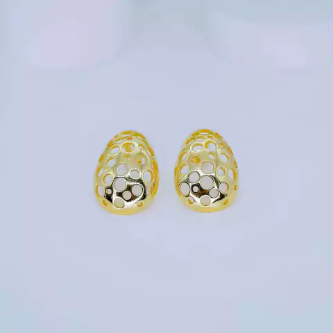 Brinco Oval Vazado - 8228