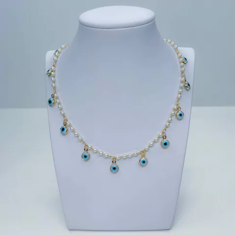 Choker Pérola e Olho Grego - 22557