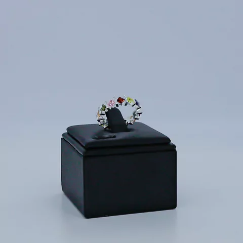 Anel toda na pedra - Prata 925 (3634)