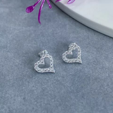 Brinco Coração - Prata 925 (30133)