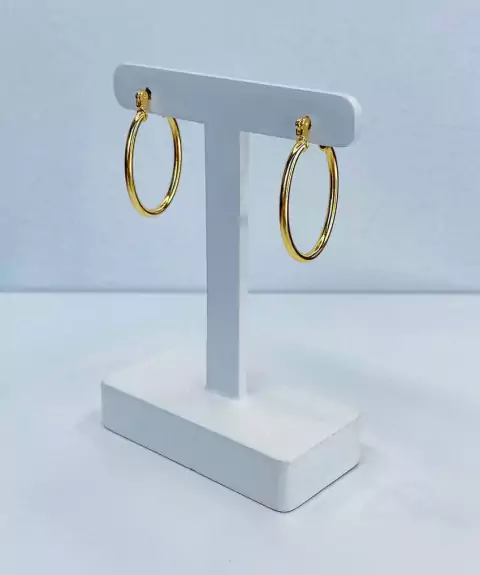 Argola oval pequena - 2196