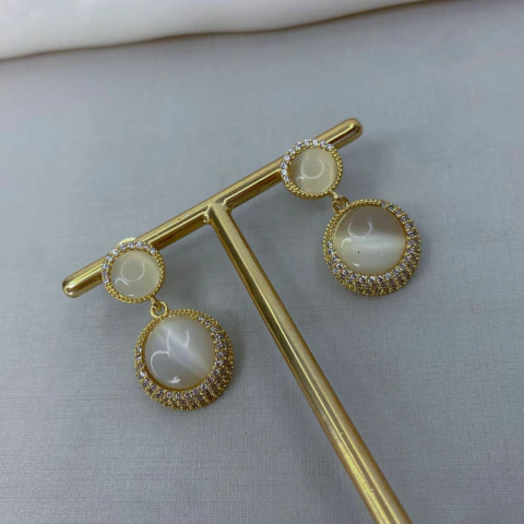 Brinco Redondo Perolado