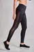 Calza deportiva para mujer, color negra lisa con detalles en micro tul. Diseño original y moderno, perfecta para el uso diario. Comodidad y estilo en una sola prenda, ideal para tu rutina de ejercicios o para un look casual.