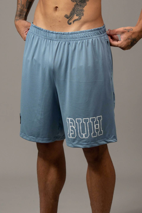 BERMUDA BUH BASKET SOFT AZUL CLARO