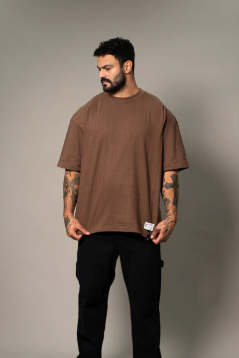 T-SHIRT OVER BUH ATOALHADA - BOLEIROS STORE