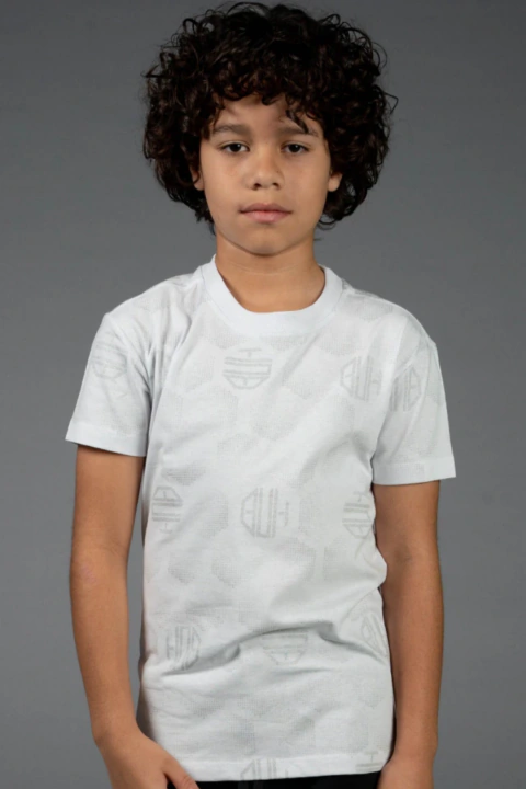 T-SHIRT BUH SLIM KIDS FULL HEXAGON