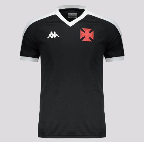 Camisa Vasco Beau Kappa Masculino Preto