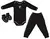Kit Body Longo Colorido Vasco Torcida Baby