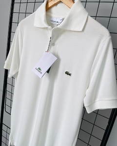 POLO LACOSTE CLASSIC- OFF WHITE