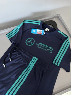 CONJUNTO ADIDAS/MERCEDES - DRI FIT - AZUL MARINHO