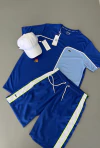 Camiseta Lcst Sport Color Block + Bermuda Sport
