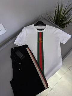 SUGESTÃO DE KIT GUCCI - CAMISETA + BERMUDA REF 559