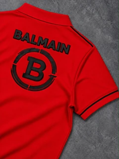 POLO BALMAIN - LINHA A+ IMPORTADA VERMELHA FERRARI