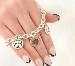 Dije hijito carita mediana gruesa - tienda online