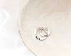 Arandela Rusa con cubic Duo (solo dije) - Bloom Joyas de Plata