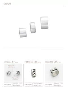 Dona de Plata grabada (Leer descripcion) - tienda online