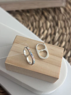 Argollitas Coke - Bloom Joyas de Plata