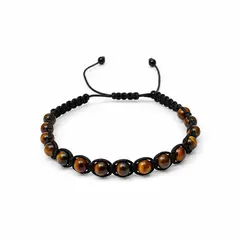 Pulsera de hombre ojo de tigre