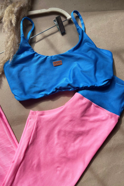 LEGGING ROSA E AZUL - comprar online