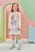 vestido inverno kukie manga longa tecido fly tech ursinho - loja online