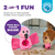 Brinquedo Interativo Pelúcia e Dispenser de Flamingo | Nina Ottosson by Outward Hound - comprar online