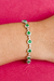 Pulseira riviera Claudia Esmeralda Fusion