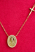 Colar Santa e Cruz Ouro - comprar online