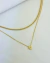 Colar Duplo Glow - Dourado - comprar online
