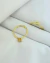 Duplinha de Anéis Olho Grego - Dourado - loja online
