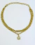 Pulseira Tripla Margarida - Dourado na internet