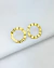 Brinco Plissado Raquel - Dourado - comprar online