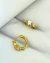 Argola Zircônia Belinda - Dourado - CatitaMe Semijoias