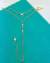 Colar Back Necklace - Dourado na internet