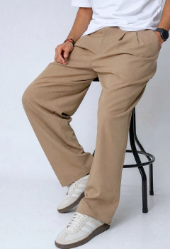 ART-2801 PANTALON DE VESTIR PINZADO BAGGY - tienda online