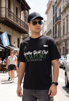 ART-8898 REMERA ESTAMPADA NEW PORT - tienda online