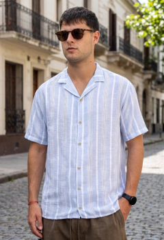 Imagen de ART-7845 CAMISA STRIPE LINEN RAYADO