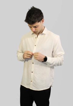 ART 7830 CAMISA M.LARGA DE LINO CLASICA - terraoficial