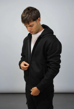 ART-5752 CAMPERA ESCAMA TEJIDA CON FRISA - tienda online