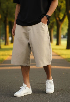 ART-2899 BERMUDA BAGGY DE GABARDINA - comprar online