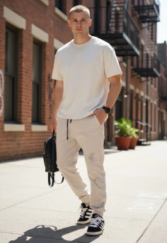 ART-2838 JOGGER CON ROTURA - comprar online