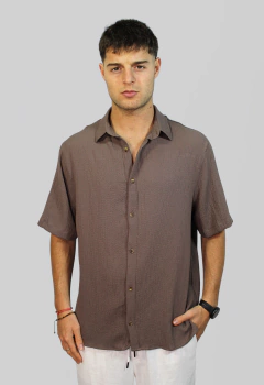 ART- 7826 CAMISA HAWAI LISA CREP MANGAS CORTAS - comprar online