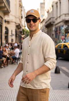 ART-7818 CAMISA FORMENTERA C.MAO - tienda online