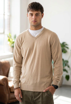 ART-5723 SWEATER CLASIC CUELLO V en internet